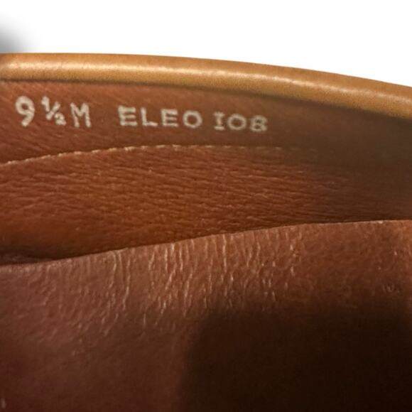 Donald J Pliner Eleo Driving Loafers Shoes Horsebit Moc Toe Brown Leather Sz 9.5 - Picture 14 of 16